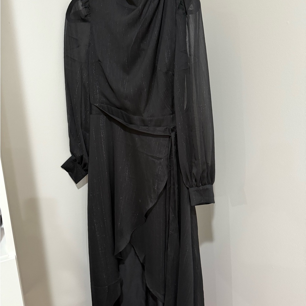 Express Black Long Sleeve Dress